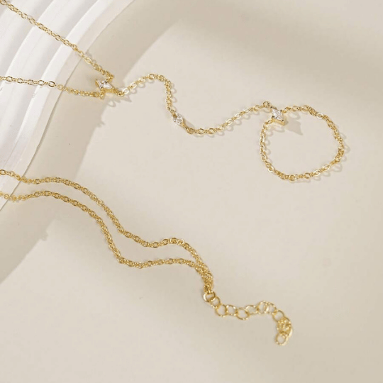 Marquise Trio Hand Chain