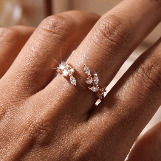 Olivia Leaf Ring