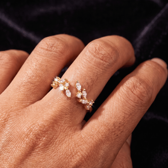 Olivia Leaf Ring
