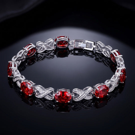 Crimson X Armband