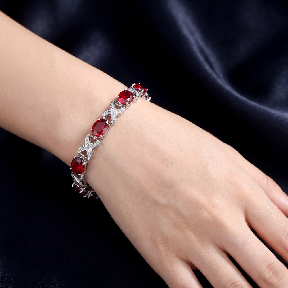 Crimson X Armband