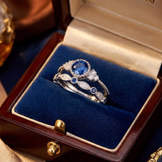 Sapphire Bloom Ring